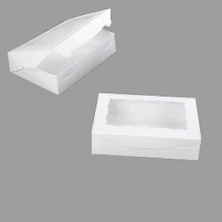 2440 White Lock & Tab Box with Wind