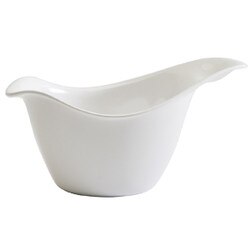 3503WH White Saucy Server