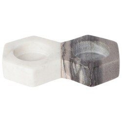 5223001 White/Slat Marble Divided T