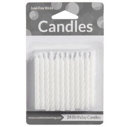 080010034 White Striped 24-Count Pa