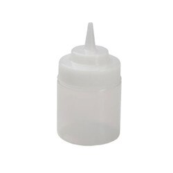 SB08WC Squeeze Bottle 8oz Clear Wid