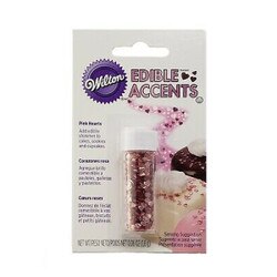 703-205 Wilton Pink Heart Edible Ac