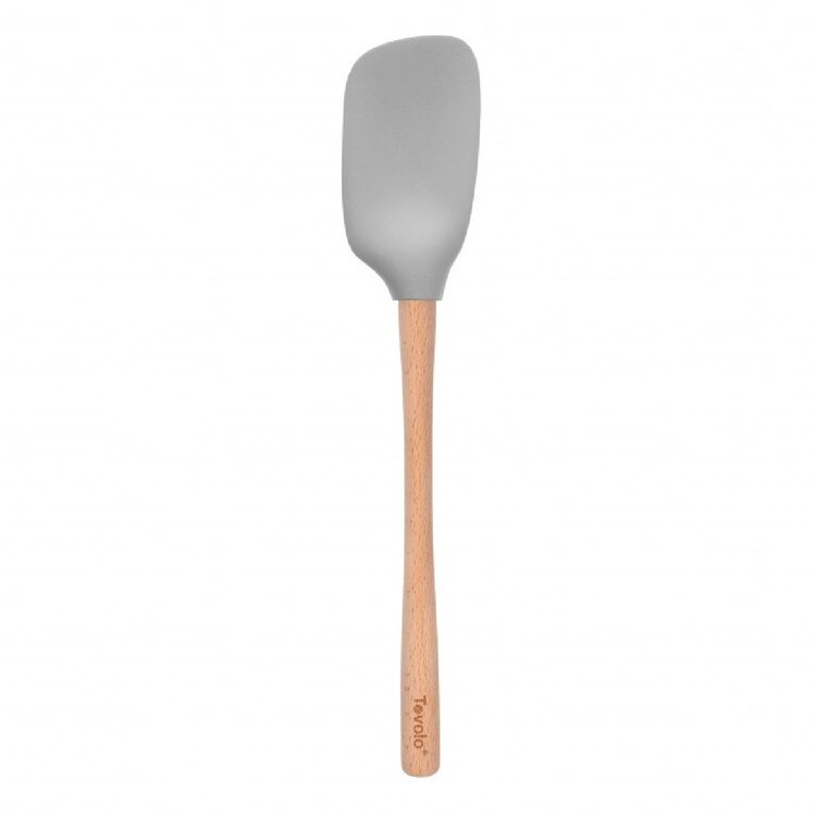 44004-201 Wood Handled Spoonula- Oy