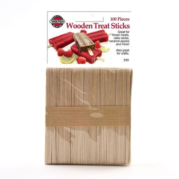 193 Wooden Treat Sticks - 100 Count