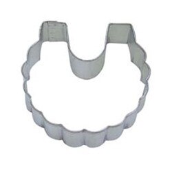 0930 Baby Ruffled Bib Cookie Cutter