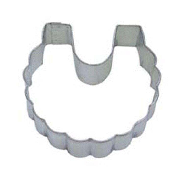 0930 Baby Ruffled Bib Cookie Cutter