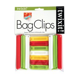 6070JAZ Bag Clips - Red, Green, & W