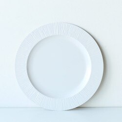 166004I Beige Birch Wood Dinner Pla