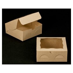 2108 Cake Box with Window - 6" x 6"