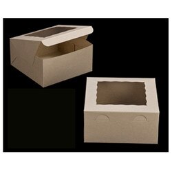 3257 Natural Cake Box with Window -