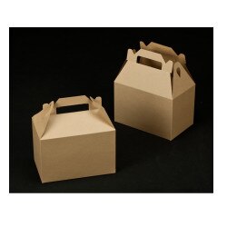 254 Natural Gable Box - 8" x 5-1/4