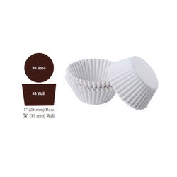 85-204 White #4 Candy Cup 500/pkg