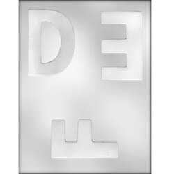 90-14251 4" Letter (D,E,F) Chocolat