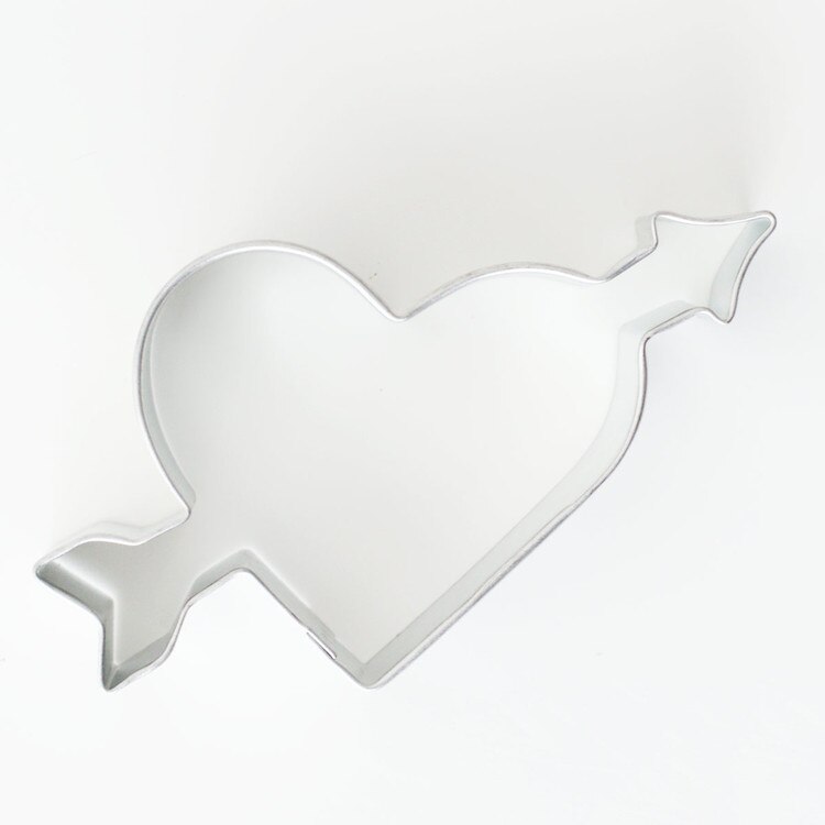 1156 Cookie Cutter Heart with Arrow