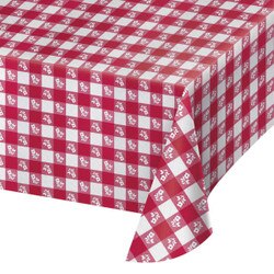 39188 Converting Red Gingham Table