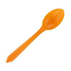 51714 Dessert Spoon - Orange - Pack