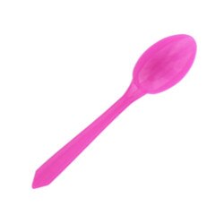 51711 Dessert Spoon - Pink - Pack o