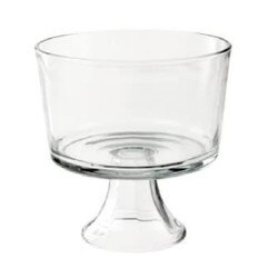77910 Glass Trifle Bowl