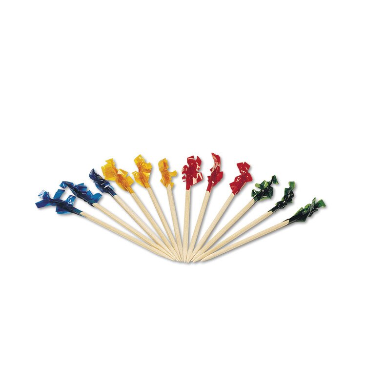 GOL-1001-1 3" Cellophane Frill Pick