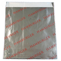 F65H 6" Printed Foil Hamburger Bag