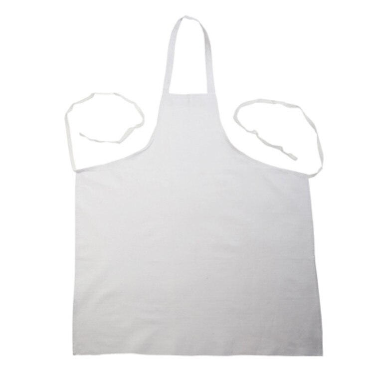 WBA Bib Apron - White - No Pocket