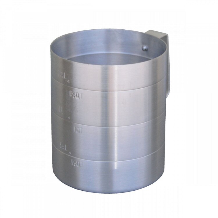 MEA02D 2 Qt. Aluminum Measuring Cup
