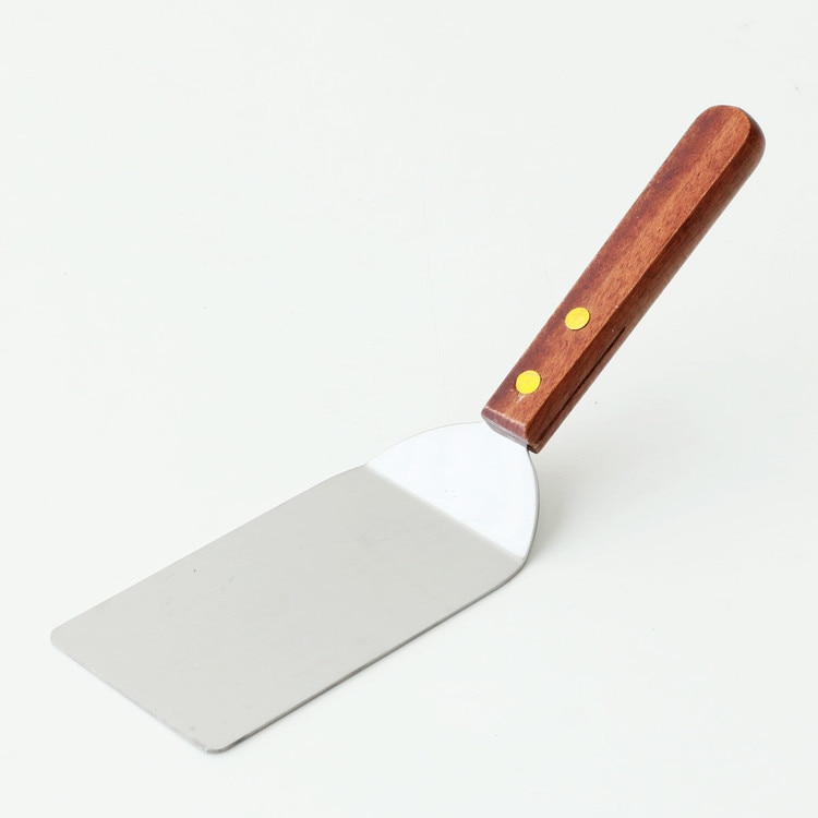 WHT24 Stainless Turner with Wood Ha
