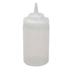 SB12WC Squeeze Bottle 12 oz Clear W