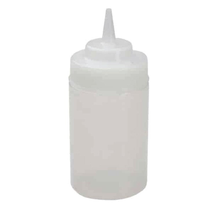 SB12WC Squeeze Bottle 12 oz Clear W