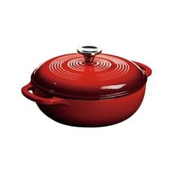 EC3D43 Lodge 3 QT Red Enamel Dutch