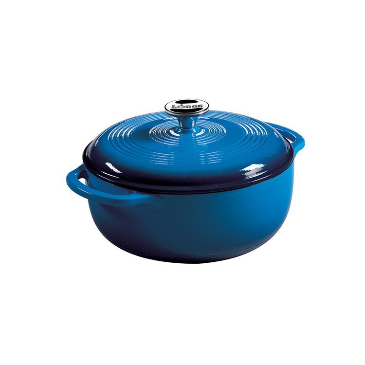 EC4D33 Lodge 4.5 QT Blue Enamel Dut