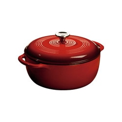 Lodge Cast Iron 6 Qt. Dutch Oven in Midnight Chrome