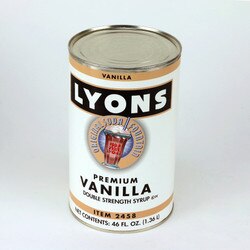 2458 Lyons Double Vanilla Shake Bas