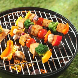 43179 15" Metal Skewers Set of 4
