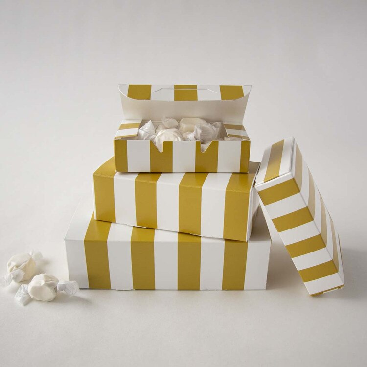 70108 One-Pound Gold Stripes Candy