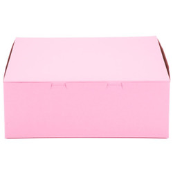 0891 Cake Box 14" x 14" x 5" Pink