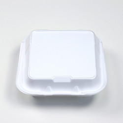 GPK-SN240 8" Styro Carry-Out Tray -