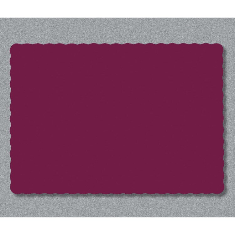 SMI-399639 10" x 14" Burgundy Paper