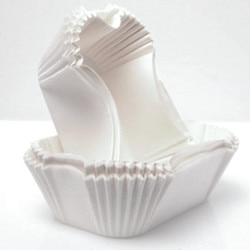 HG01001 White Loaf Pan Liners - 2-3