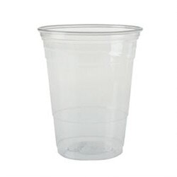 White Plastic Cups, 16oz, 50ct