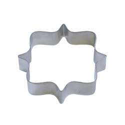 0871 4.25" Square Plaque Cookie Cut