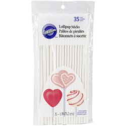1912-1007 6" Sucker Sticks - 35 Ct.