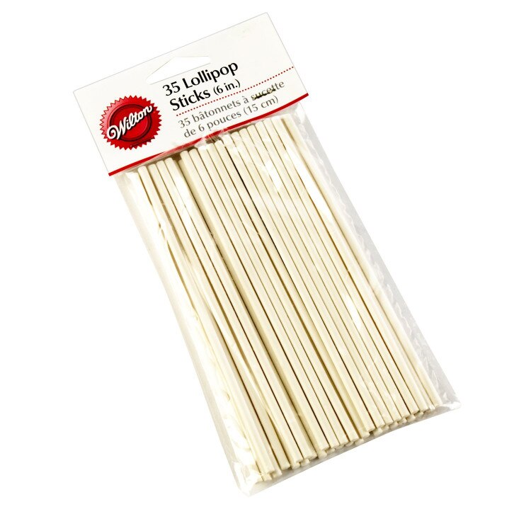 1912-9320 8" Sucker Sticks - 25 Ct.